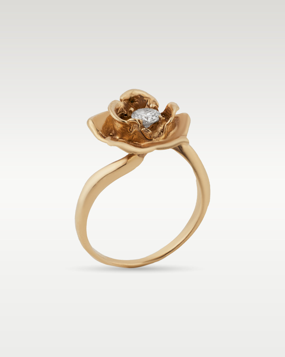 Rose Gold 0.25ct Diamond Rose Ring | Bitton Diamonds Dallas