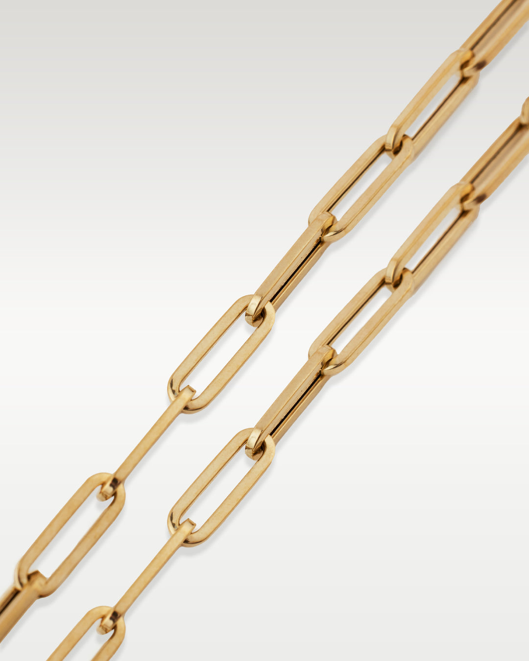 Yellow Gold Paperclip Necklace | Bitton Diamonds Dallas