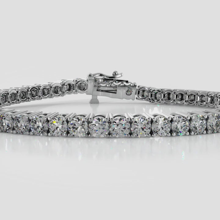 Four Prong Classic Tennis Bracelet